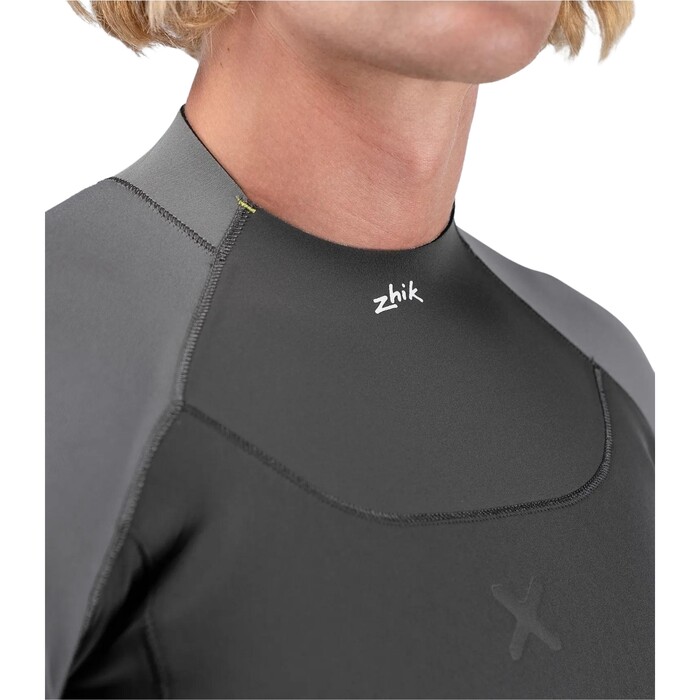 2024 Zhik Mnner Superwarm X Neoprene Wetsuit Top DTP-1180-GRY - Grey